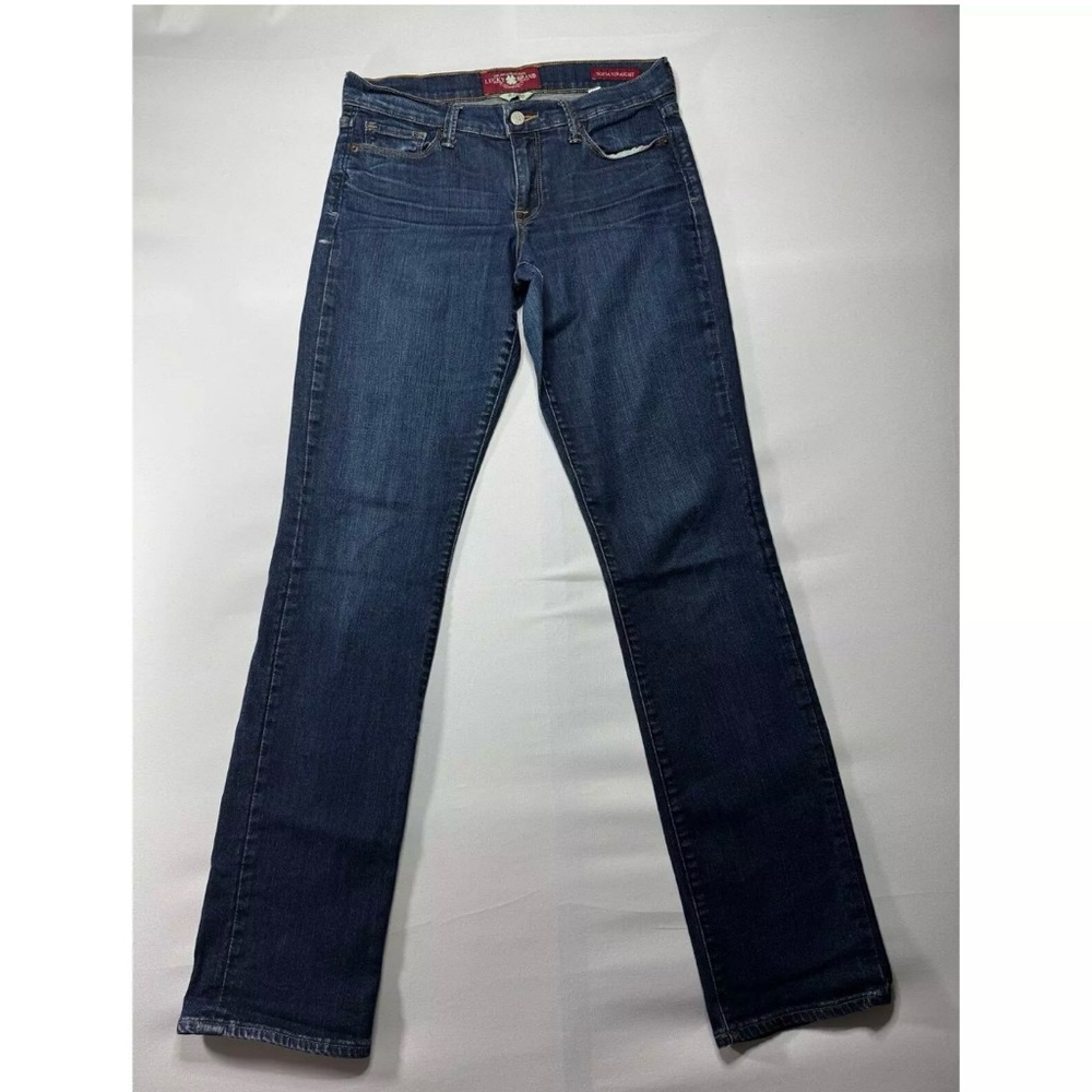 Lucky Brand Sophia Straight Long Women's Blue Jeans